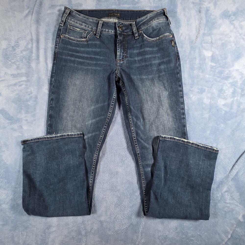 Silver Jeans Suki Slim Bootcut Jeans Women’s 32x31 Dark Wash Curvy Stretch